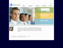 Tablet Screenshot of infocred.cl